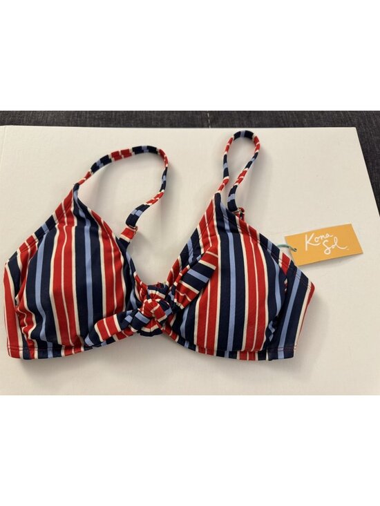 Kona Sol Other - New Kona Sol Small Patriotic Swimsuit Bikini Top Blue Red OC8